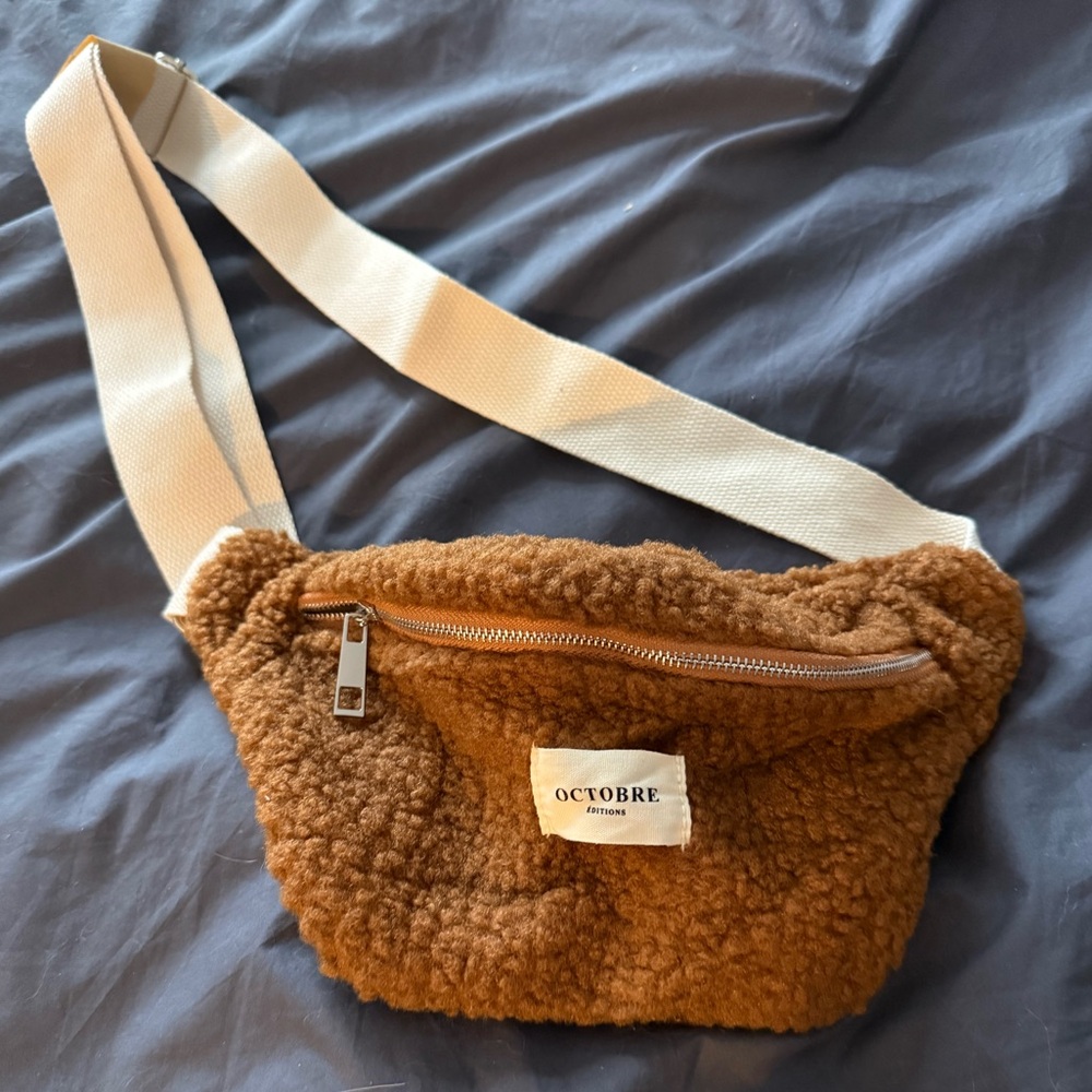 Octobre Editions/Sezane Brown Fanny Pack/Belt Bag